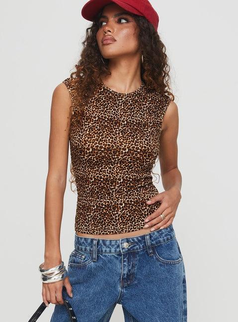 Lure Top Leopard Product Image
