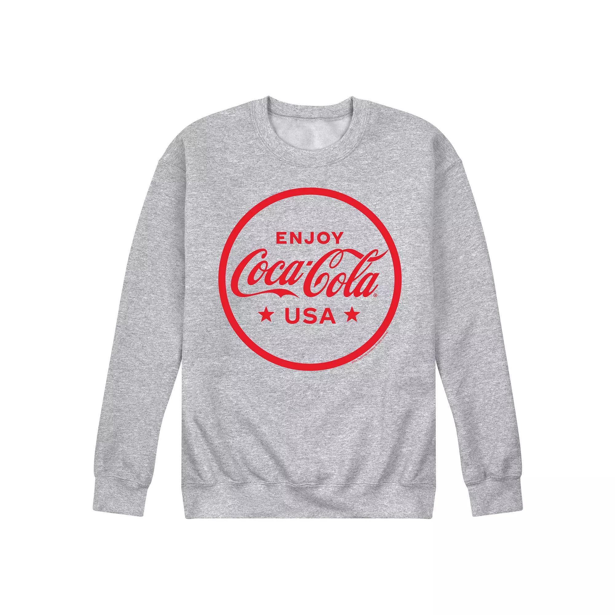 Mens Coca-Cola Enjoy CocaCola USA Graphic Fleece Sweatshirt Product Image
