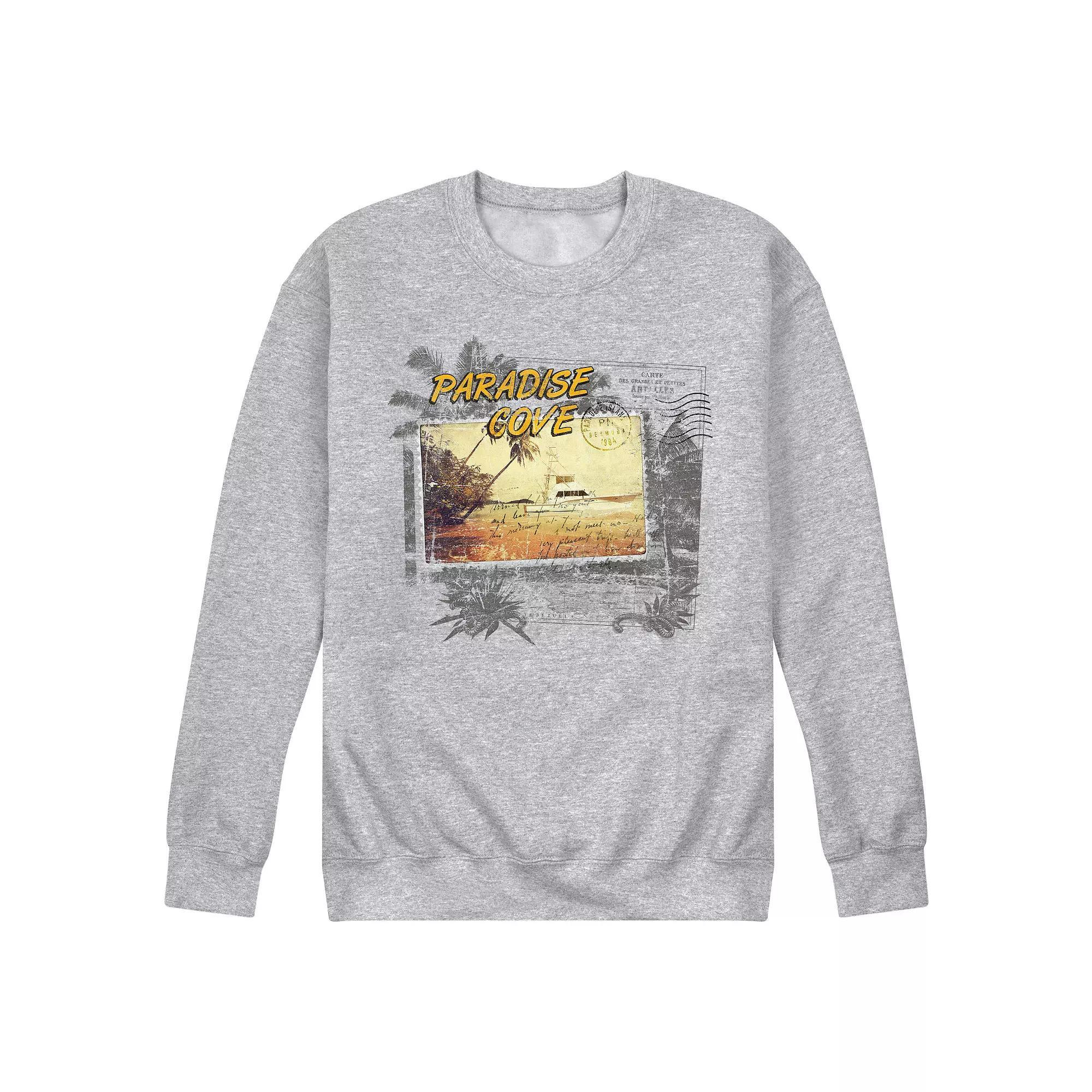Mens Paradise Cove Postcard Graphic Sweatshirt Product Image