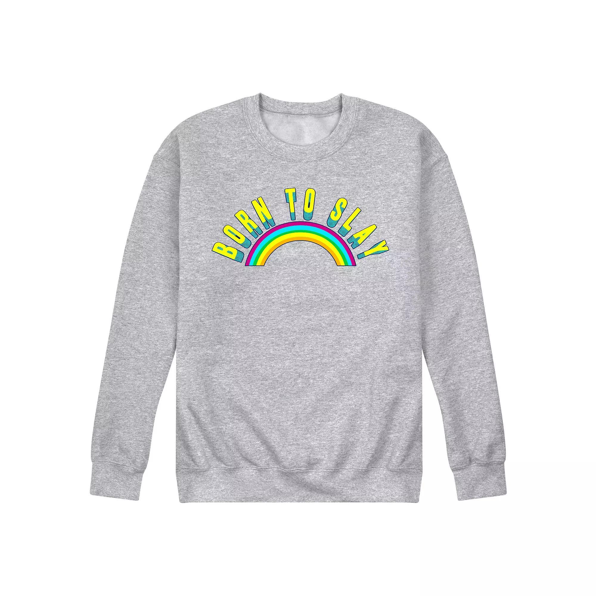 Disney Villains The Little Mermaid Ursula Mens Neon Fleece Sweatshirt Blue Product Image