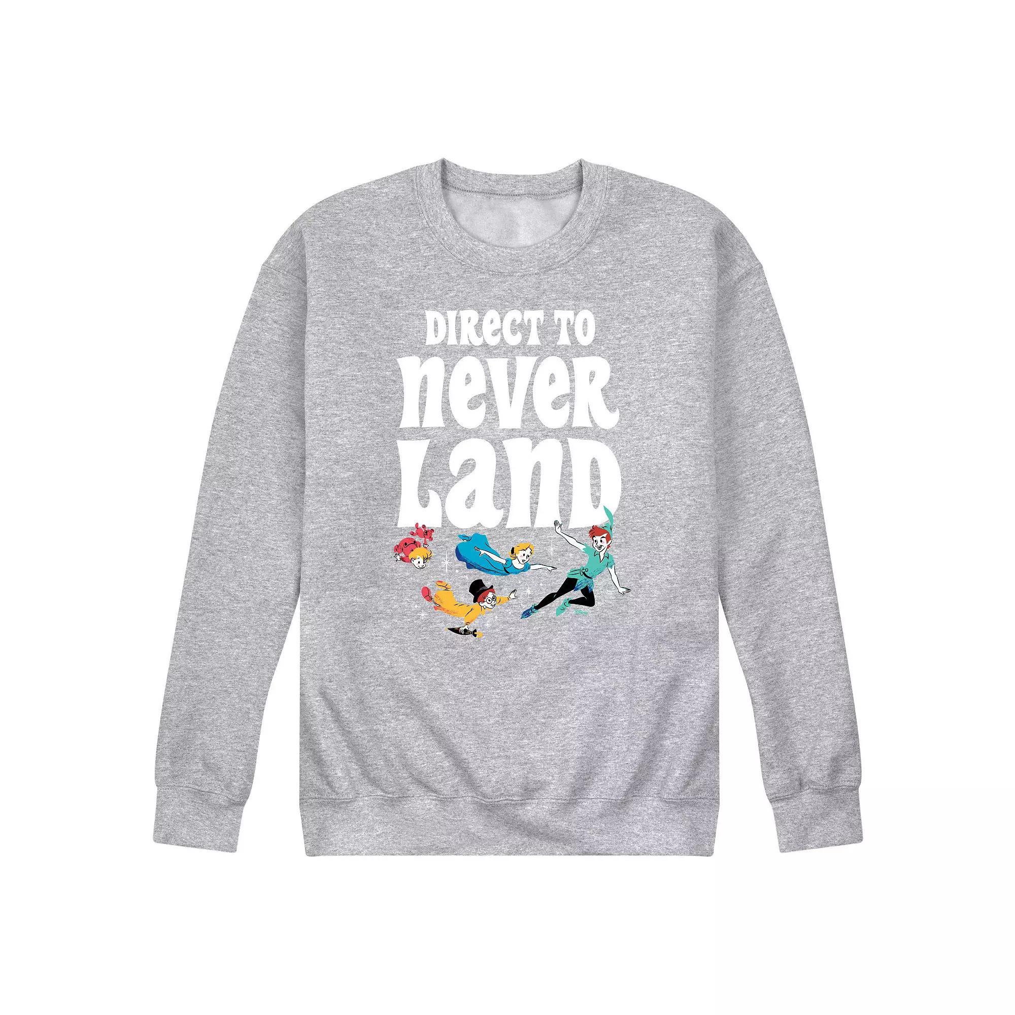 Disneys Peter Pan Mens Never Land Fleece Sweatshirt Product Image