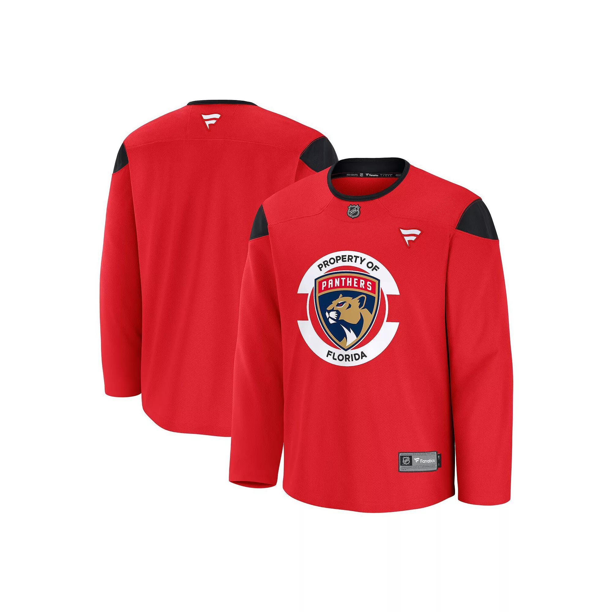 Men's Fanatics Red Carolina Hurricanes Home Practice Jersey, Size: 3XL Product Image