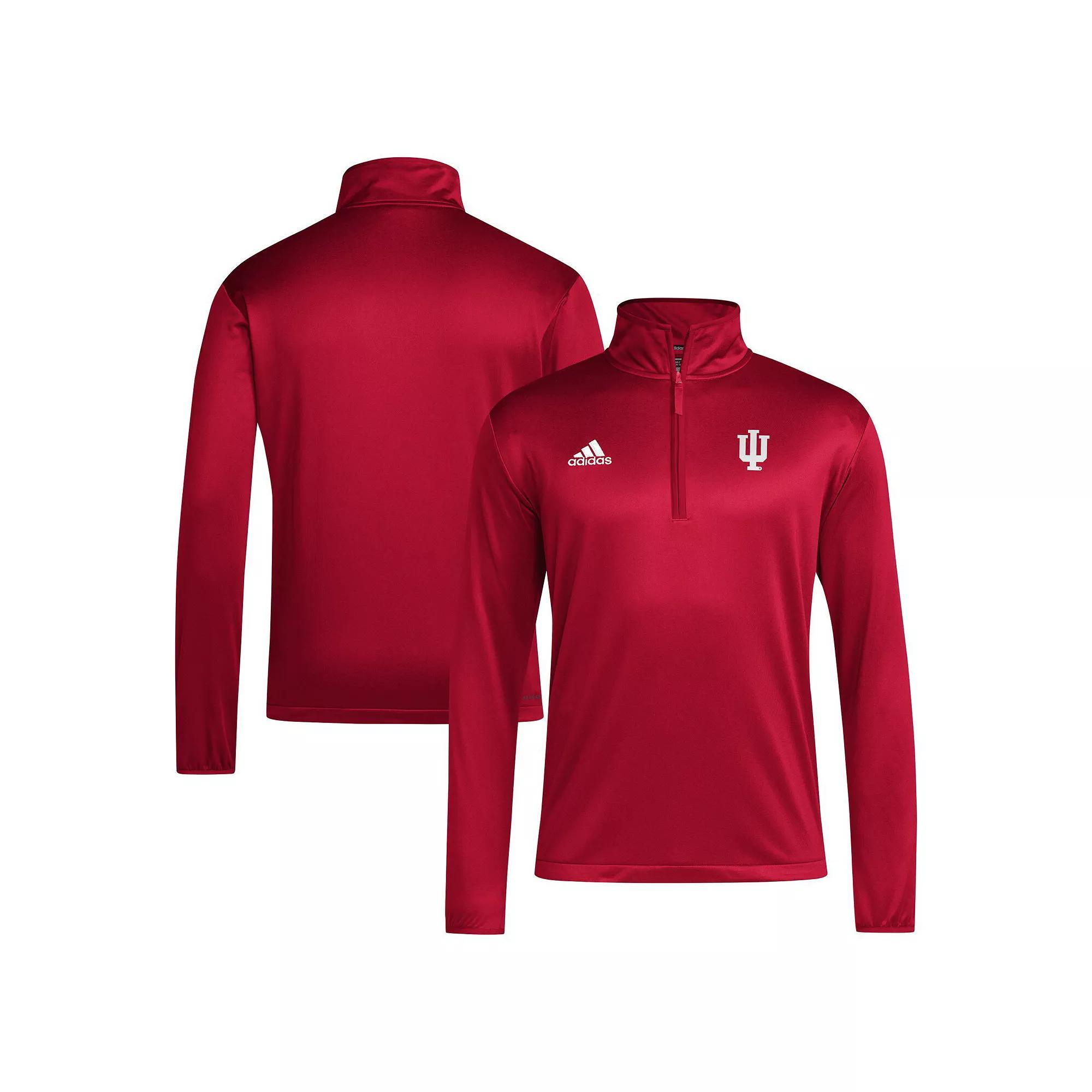 Men's adidas Maroon Arizona State Sun Devils Coaches Sideline Quarter-Zip Top, Size: 2XL, Red Product Image