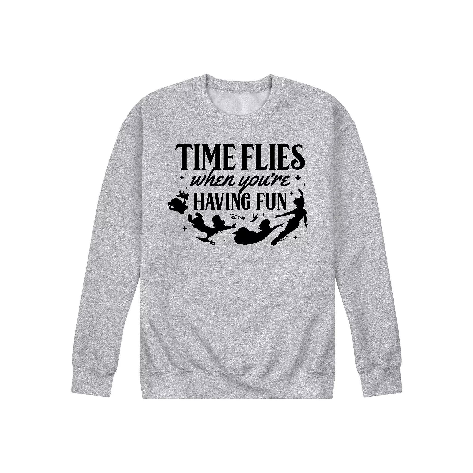 Disneys Peter Pan Mens Time Flies Fleece Sweatshirt Product Image