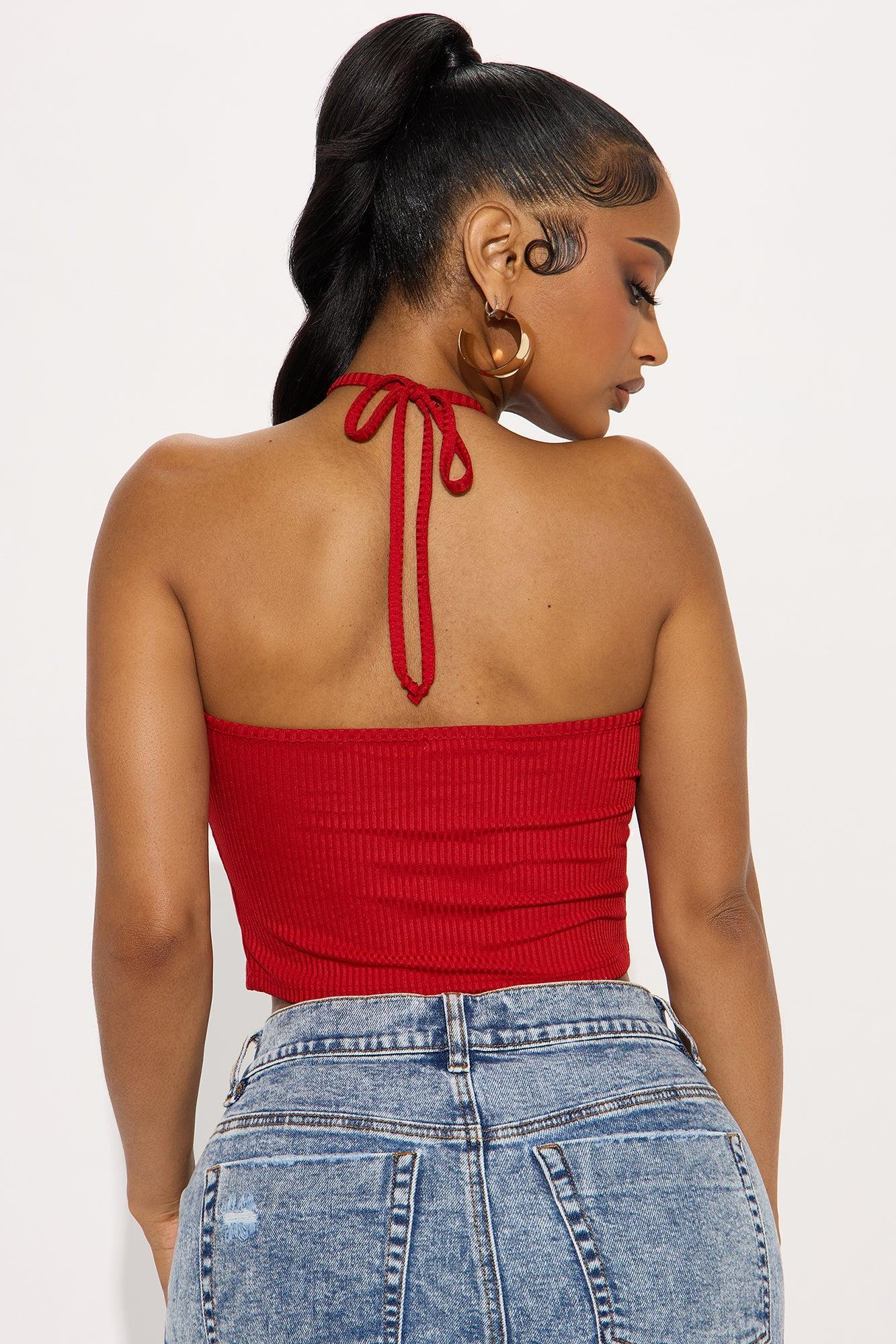 Liora Halter Top - Red Product Image