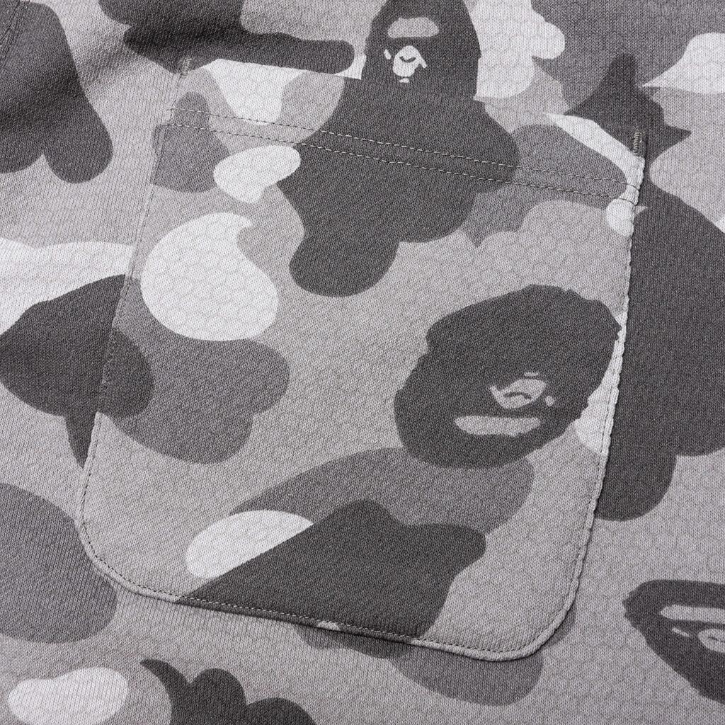 Honeycomb Camo Shark Sweat Shorts - Grey Male Product Image