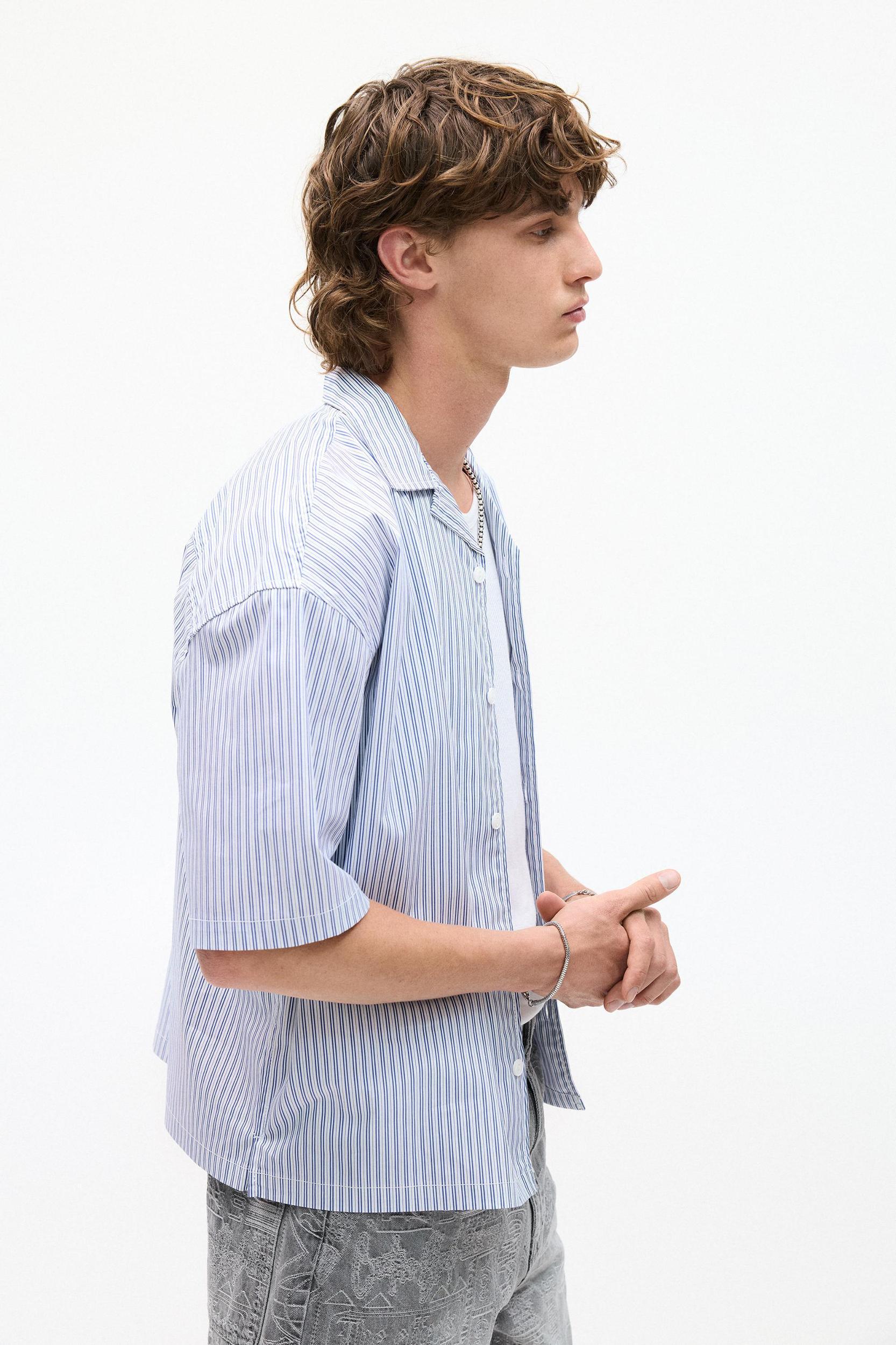 STWD striped short sleeve shirt Product Image