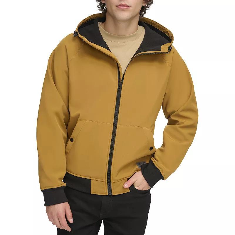 Men's Levi's® Softshell Hoody Bomber Jacket, Size: Small, Black Product Image
