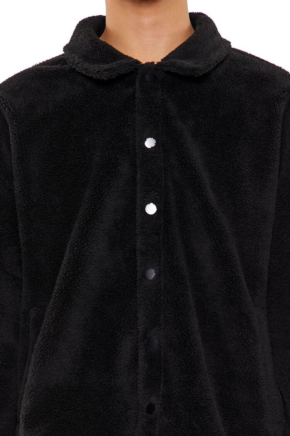 Plush Drop-Sleeve Shacket | Forever 21 Product Image