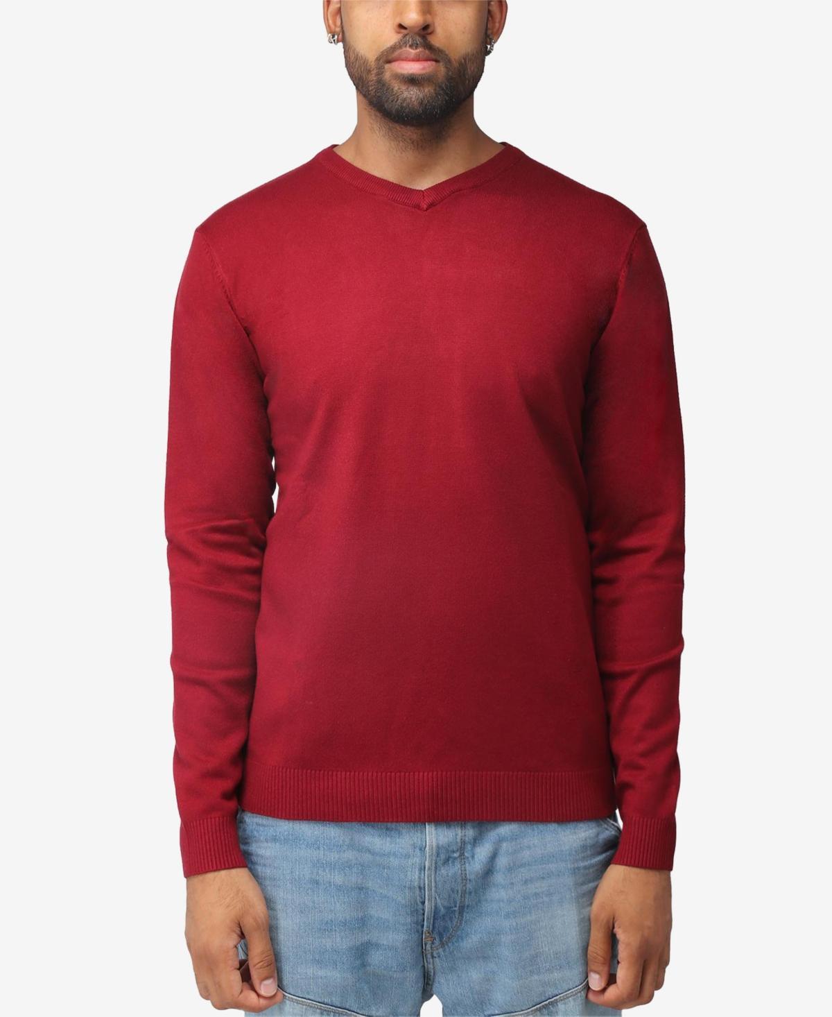 Men's Xray Fitted V-Neck Sweater, Size: XXL, Oatmeal Product Image