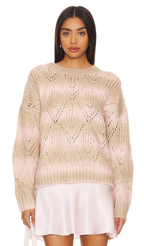 Sanctuary Pointelle Sweater Moonlight Multi) Women's Sweater Product Image