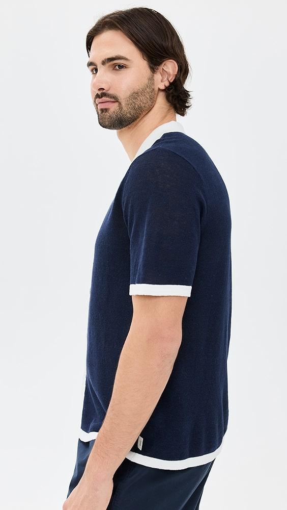 Onia Linen Knit Camp Shirt | Shopbop Product Image