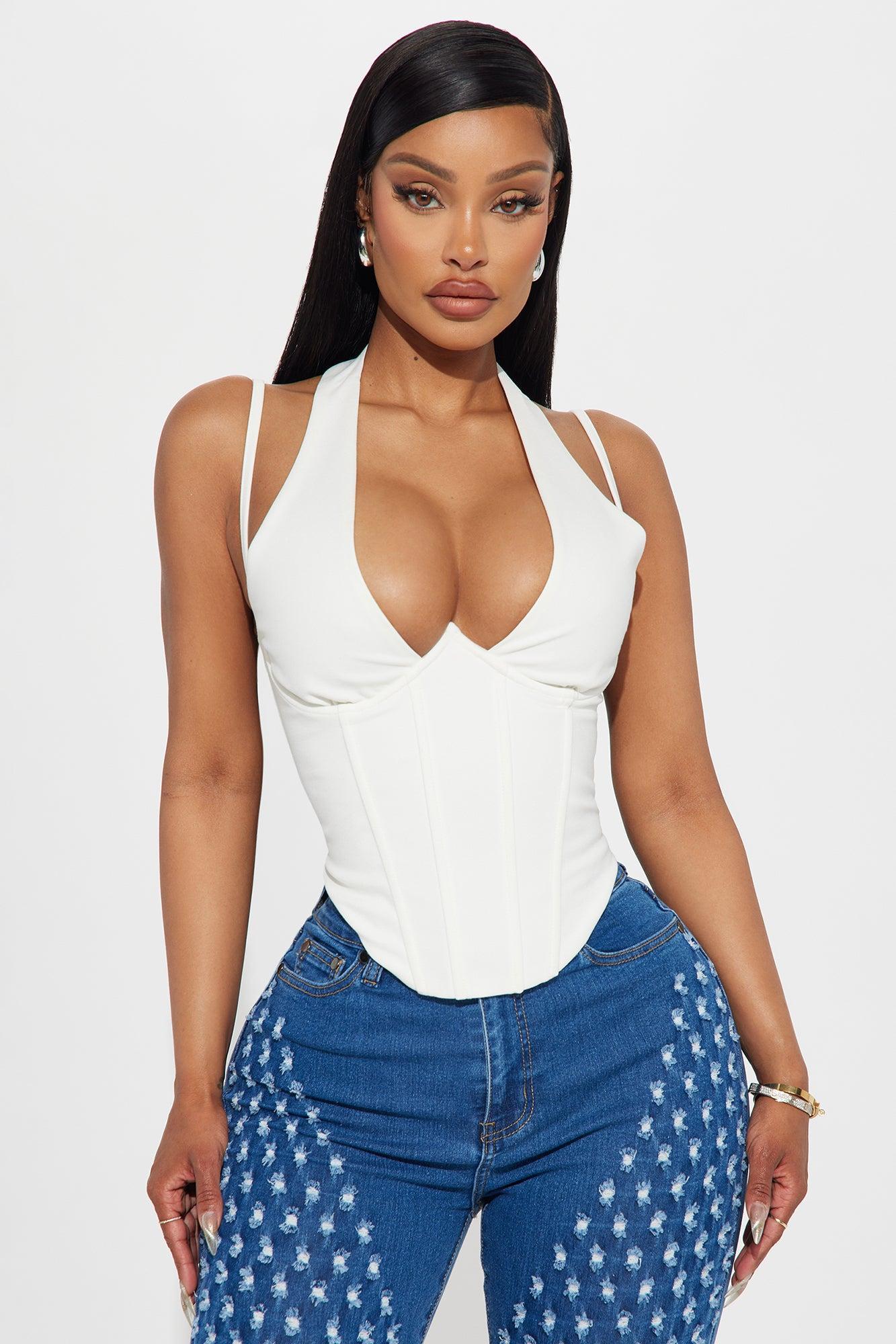 No Rival Halter Top - Ivory Product Image