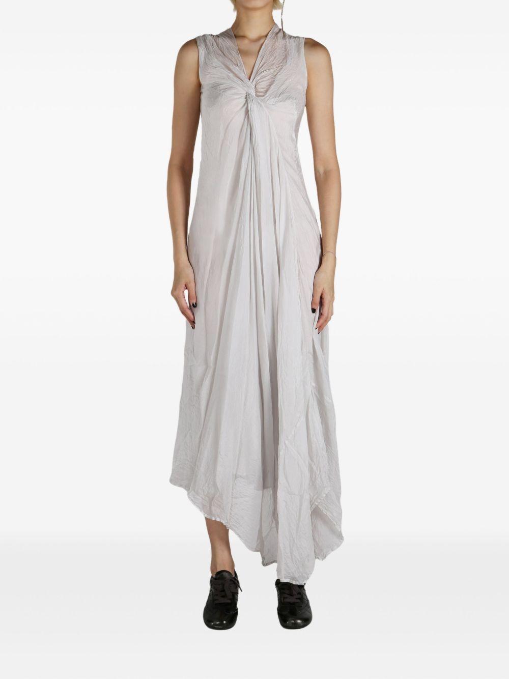 draped sleeveless maxi dress Product Image