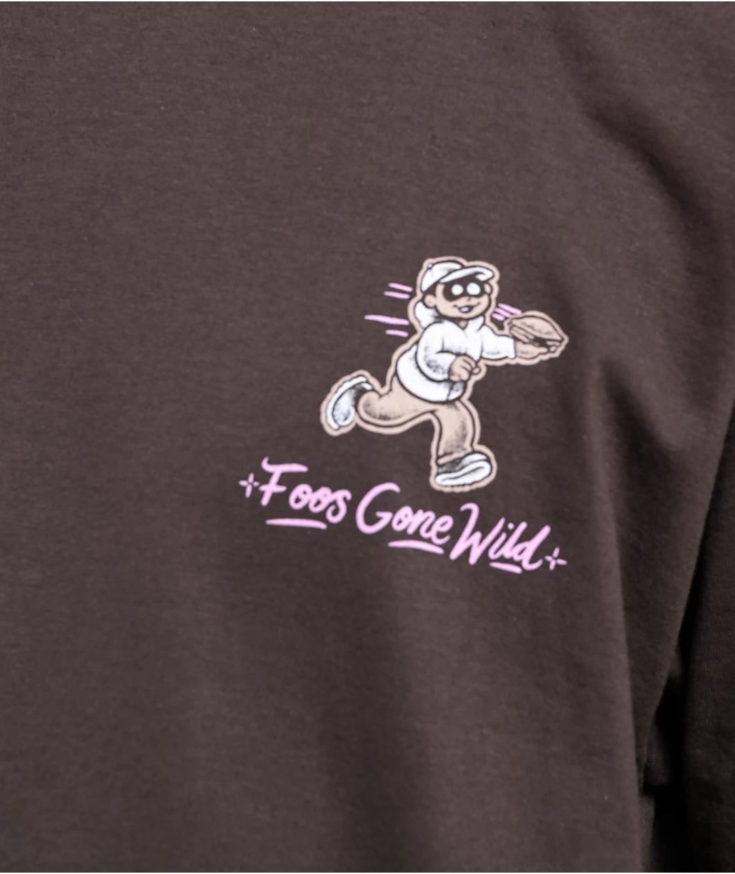Foos Gone Wild Torta Pounder Brown T-Shirt Product Image