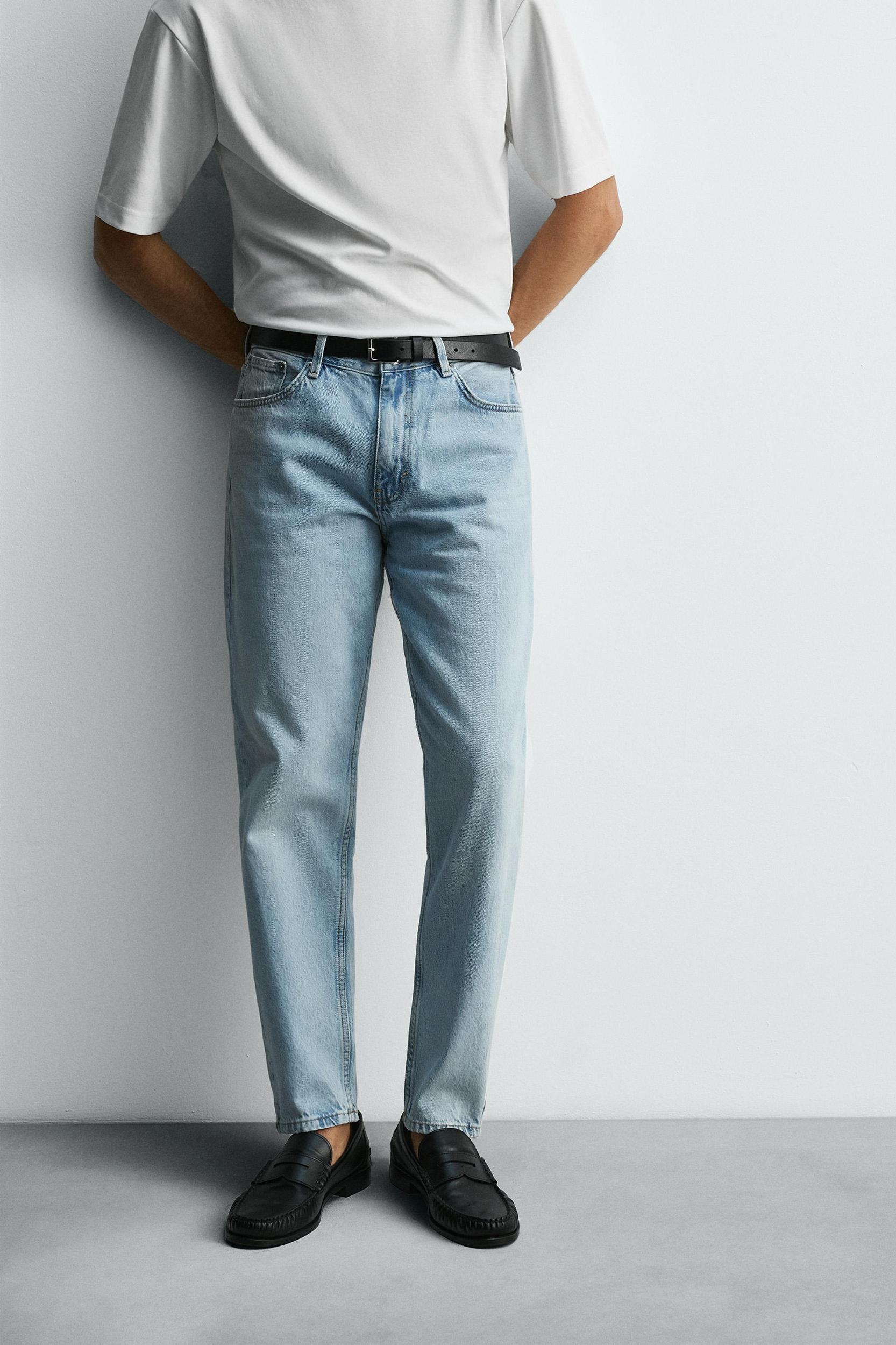 SLIM TAPERED FIT JEANS Product Image