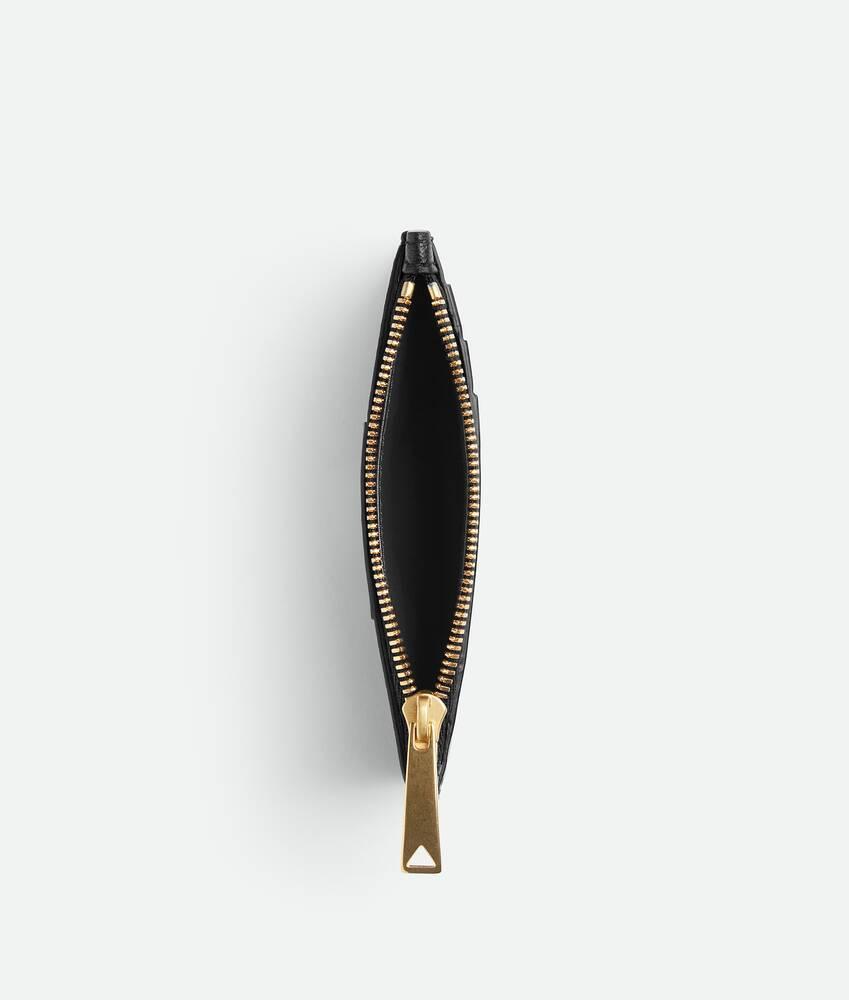 Women's Cassette Zipped Card Case in Black Product Image