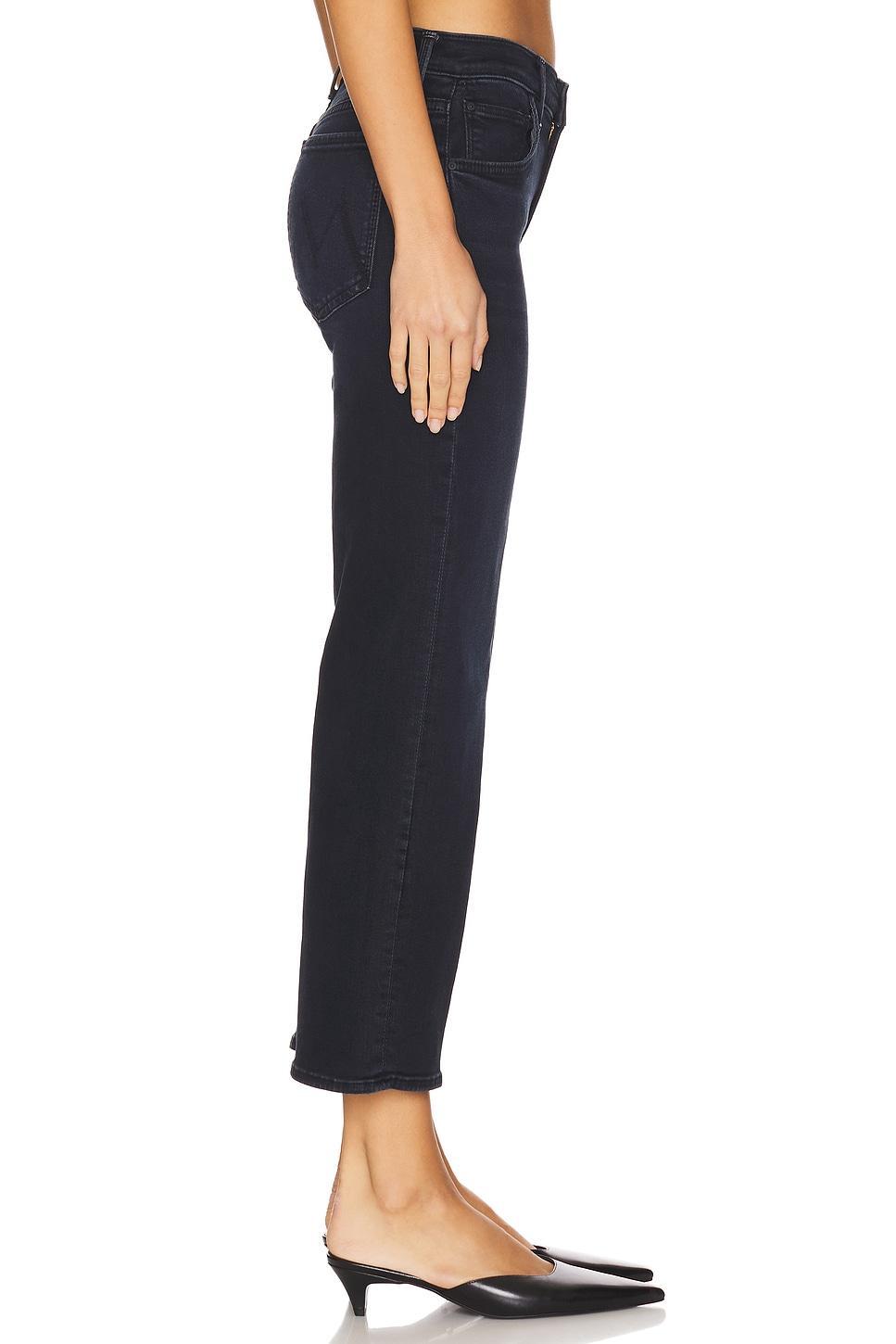 Petite Lil' Mid Rise Zip Rambler in Night MOTHER Product Image