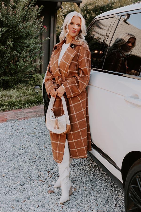 So Plaid You're Mine Coat Product Image