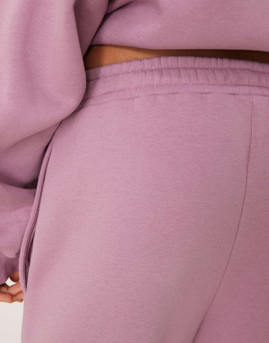 ASOS DESIGN barrel leg sweatpants in dusky pink - part of a set Product Image