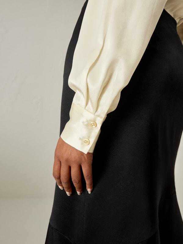 Silk Chic One-Shoulder Top Product Image