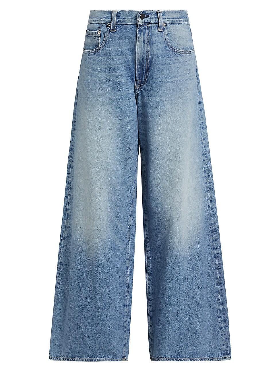Tiny Dancer Wide-Leg Denim Jeans Product Image