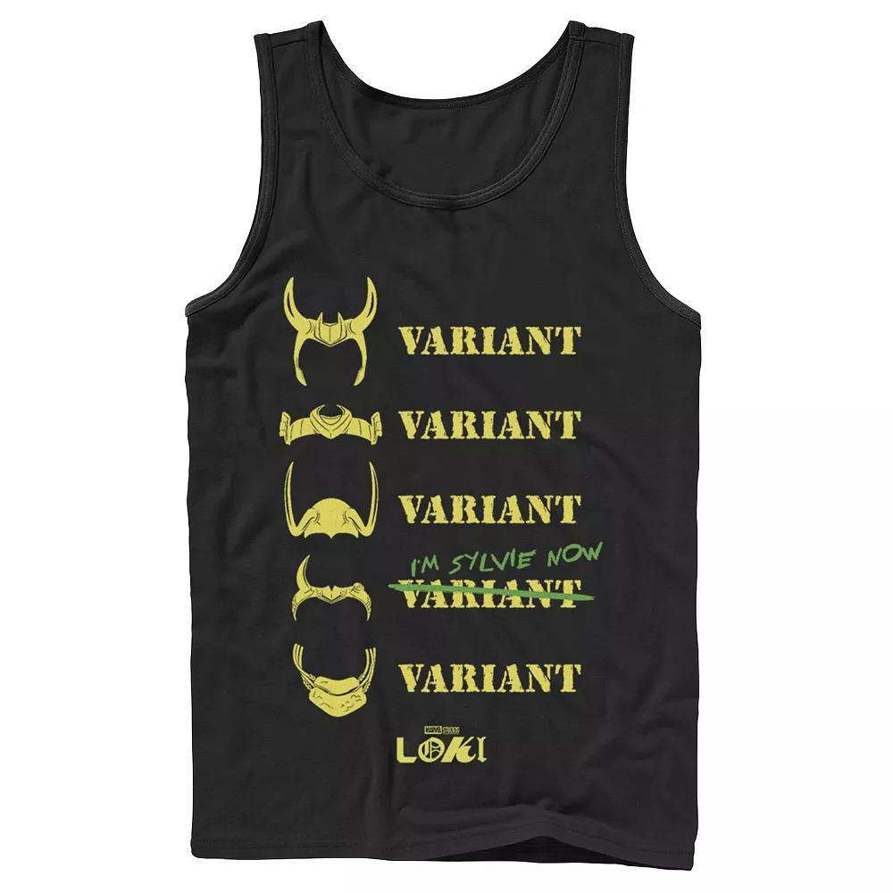 Men's Marvel Loki Variant Sylvie Quote Tank Top, Boy's, Size: Large, Black Product Image