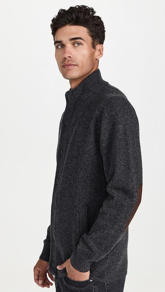 Barbour Barbour Essential Patch Zip Through Knitted Sweater | Shopbop Product Image