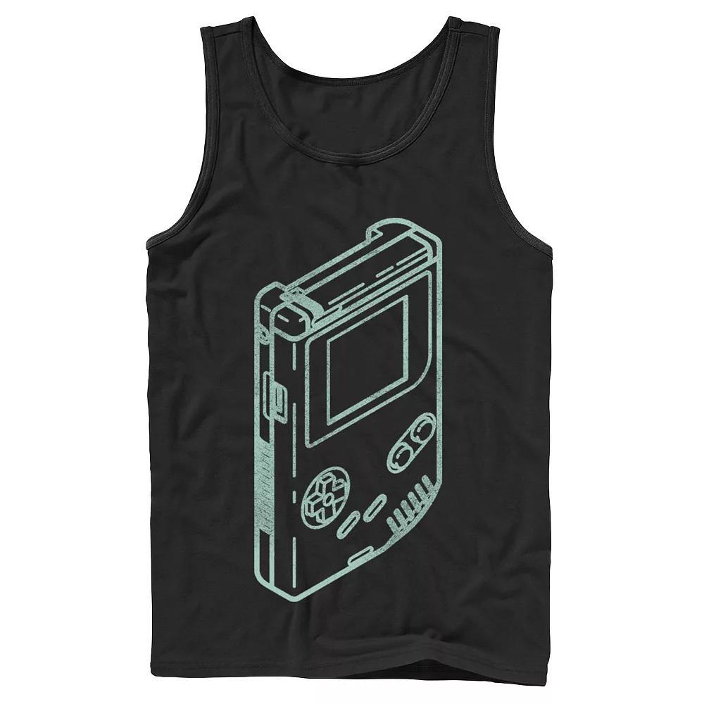 Men's Nintendo Game Boy Tank Top, Size: Large, Black Product Image