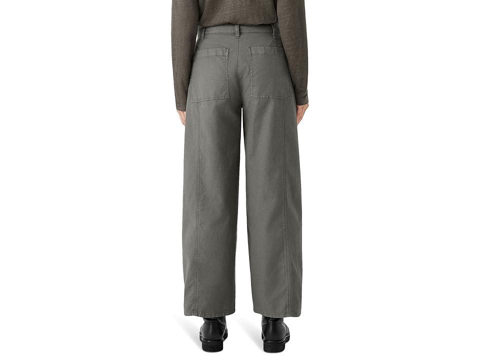 Womens Cotton-Blend Wide-Leg Pants Product Image
