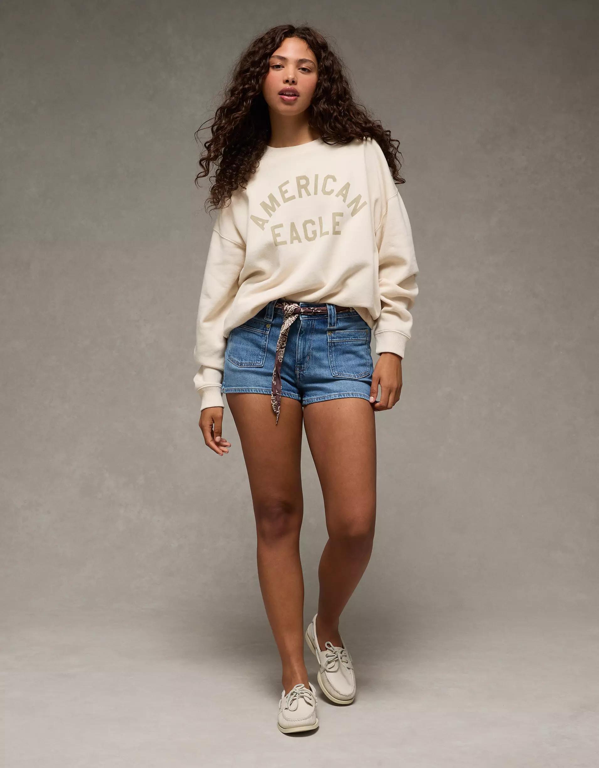 AE Funday Graphic Sweatshirt Product Image