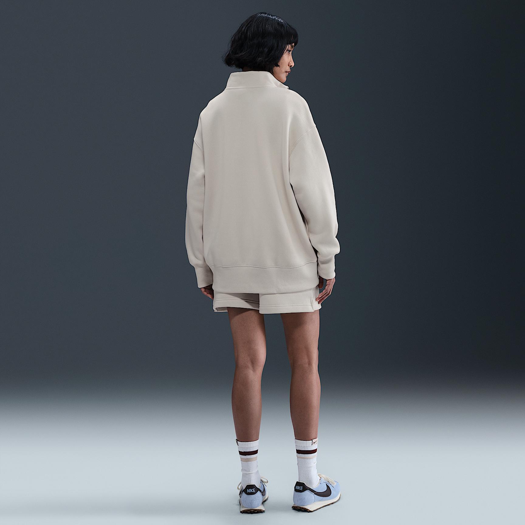 Women's Nike Sportswear Phoenix Fleece Oversized 1/4-Zip Long Sweatshirt Product Image