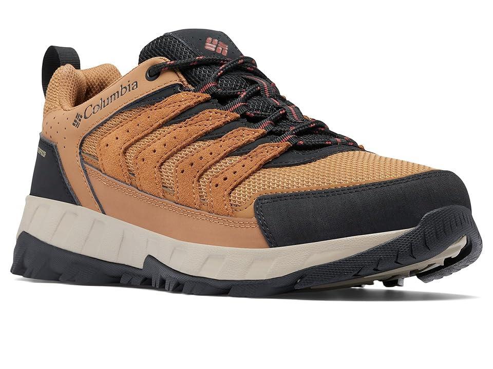Columbia Strata Trail Low Waterproof (Elk/Spice) Men's Climbing Shoes Product Image