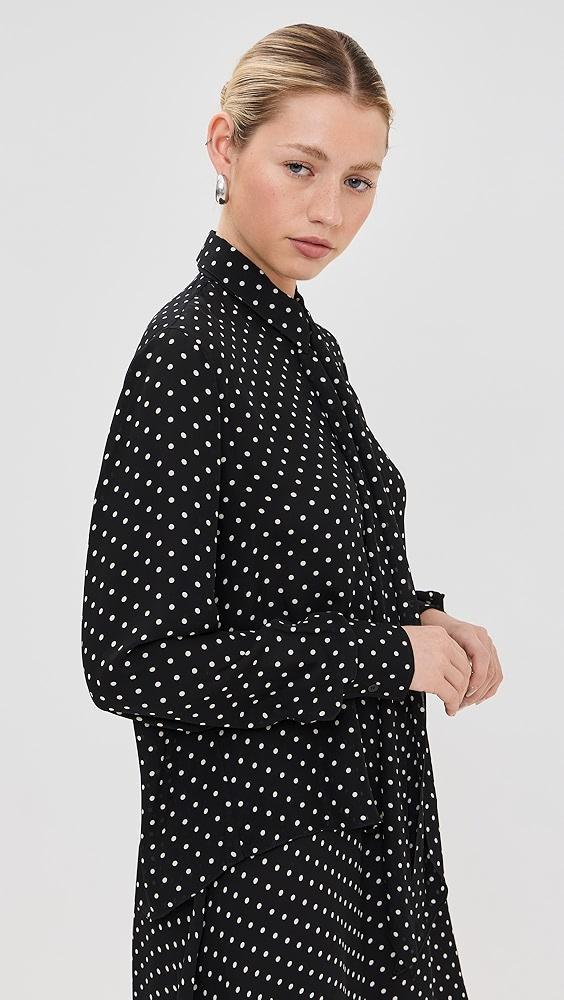 WARDROBE.NYC Silk Blouse | Shopbop Product Image
