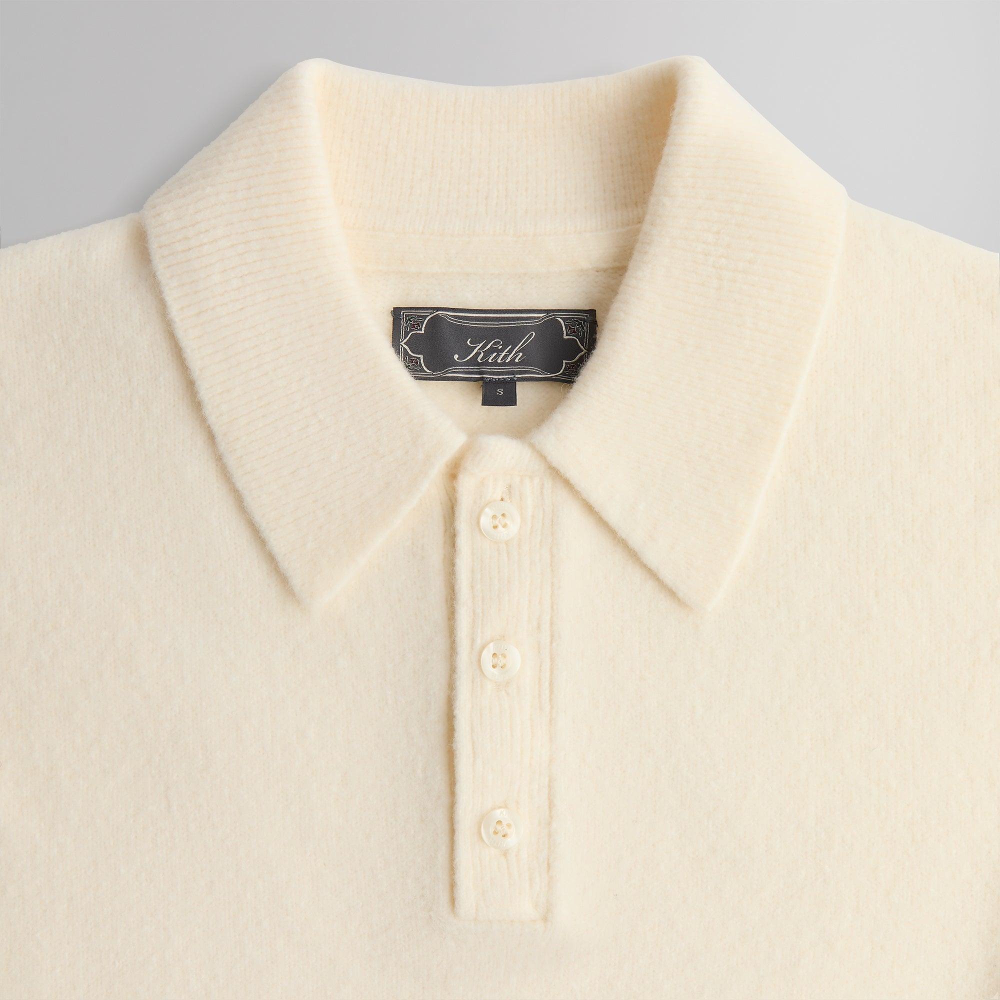 Kith Boucle Harmon Rugby Pullover Sweater - Sandrift Male Product Image