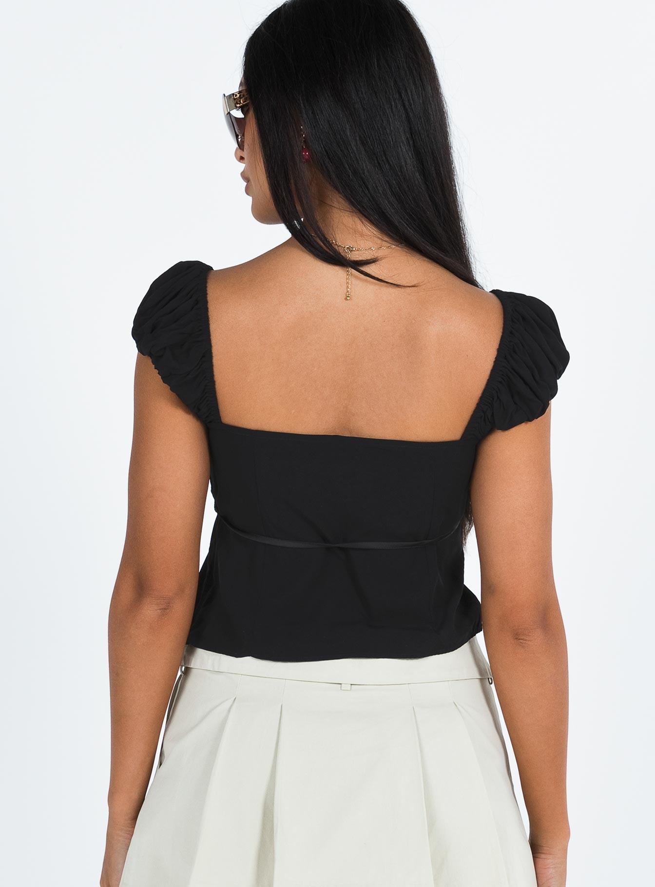Seacrest Top Black Product Image