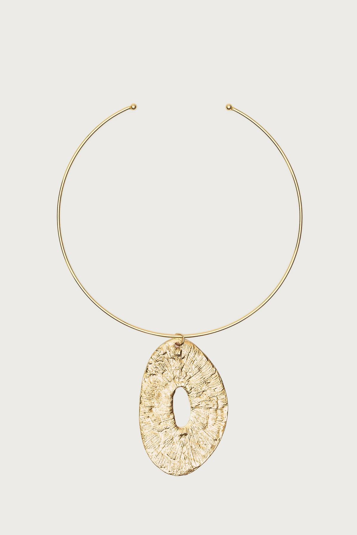 Abstract Pendant Cuff Necklace Product Image