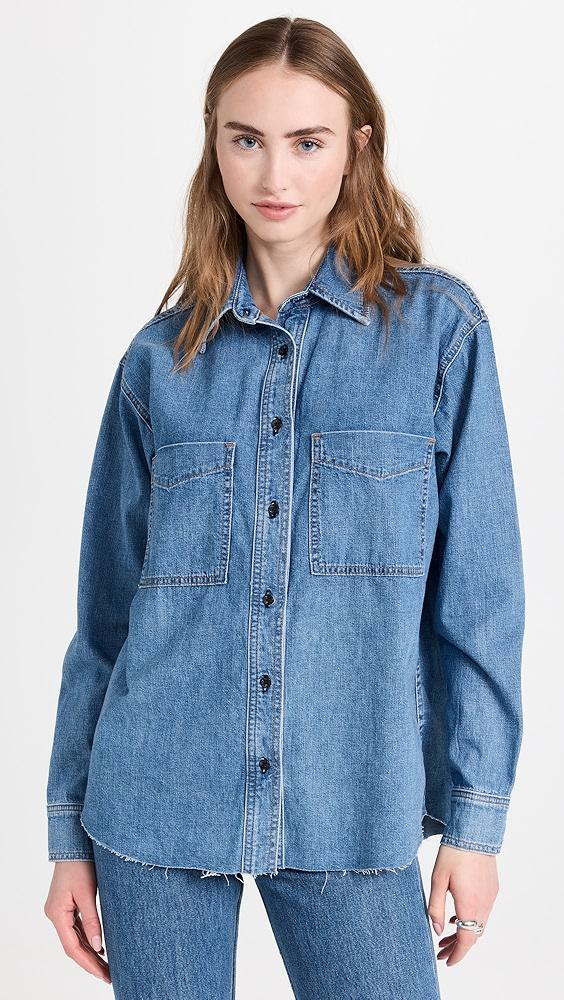 ASKK NY Oversized Denim Shirt | Shopbop Product Image