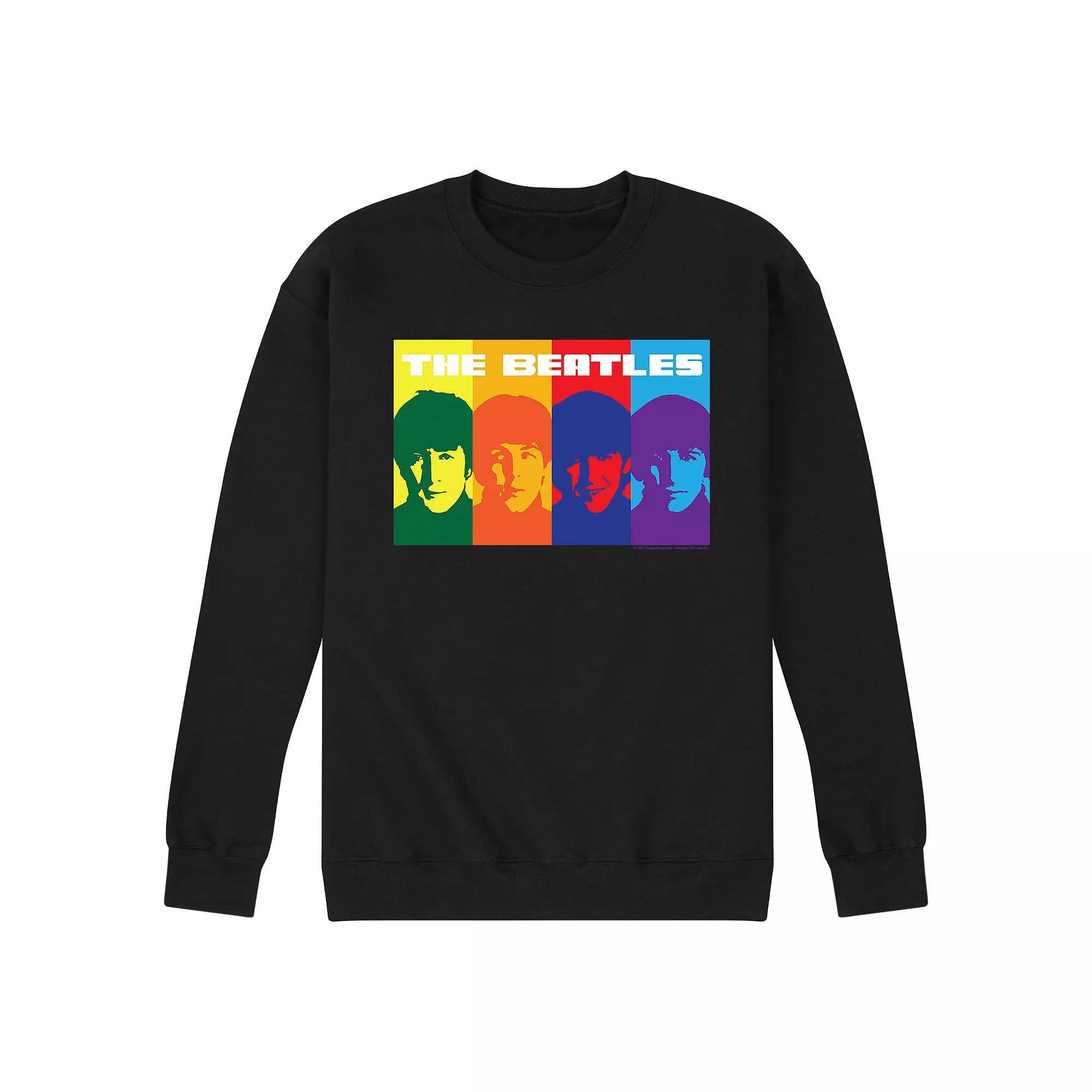 Mens The Beatles Color Block Sweatshirt Product Image