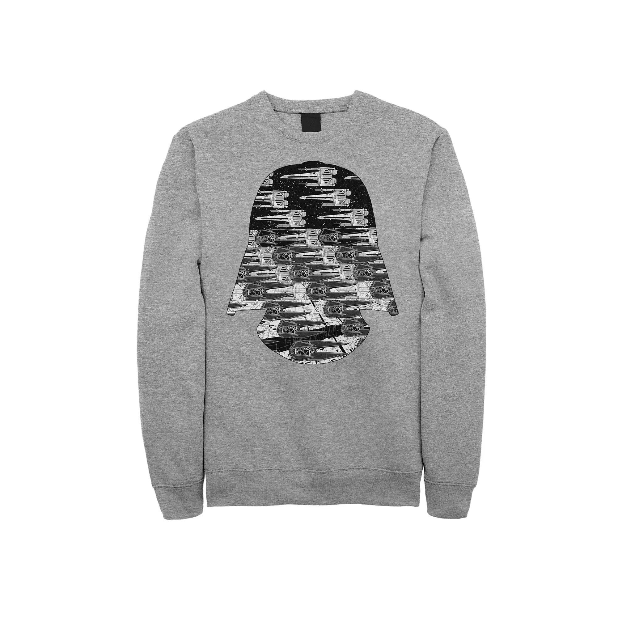 Men's Star Wars Darth Vader Sweatshirt, Size: XL, Athletic Grey Product Image