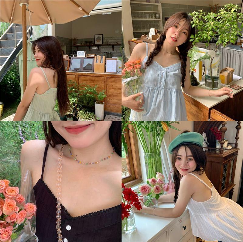 Half Button Camisole Top Product Image