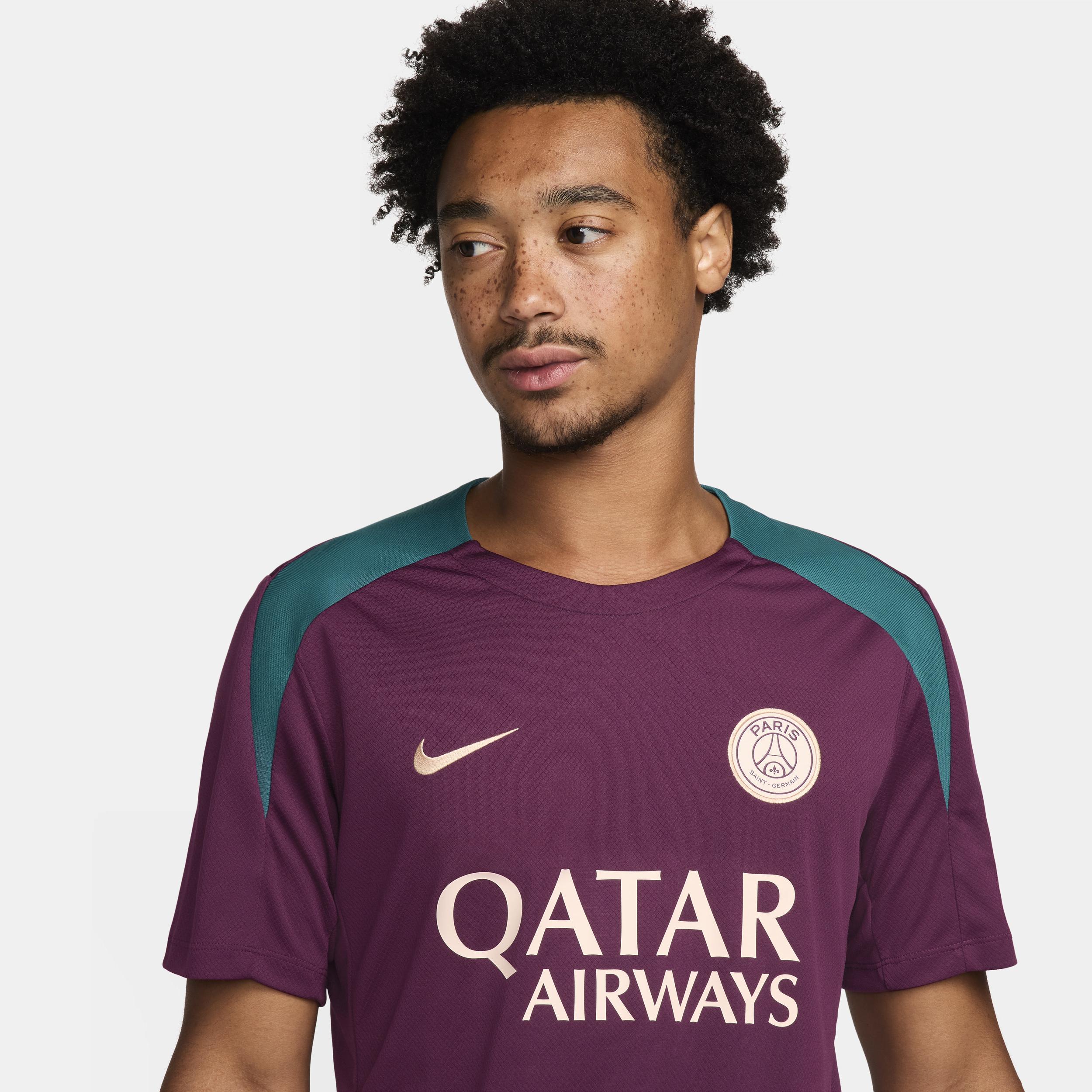 Men's Nike Burgundy Paris Saint-Germain 2024/25 Strike Performance Top, Size: 2XL, Psg Med Re Product Image