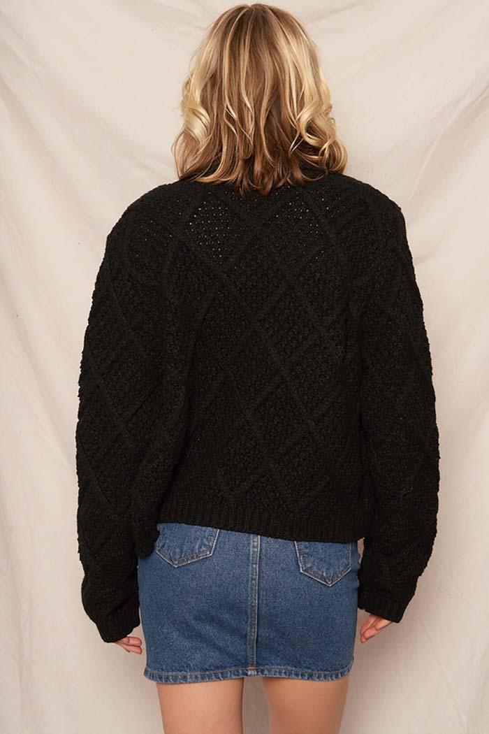 Long Sleeve Sweater Jacket Product Image