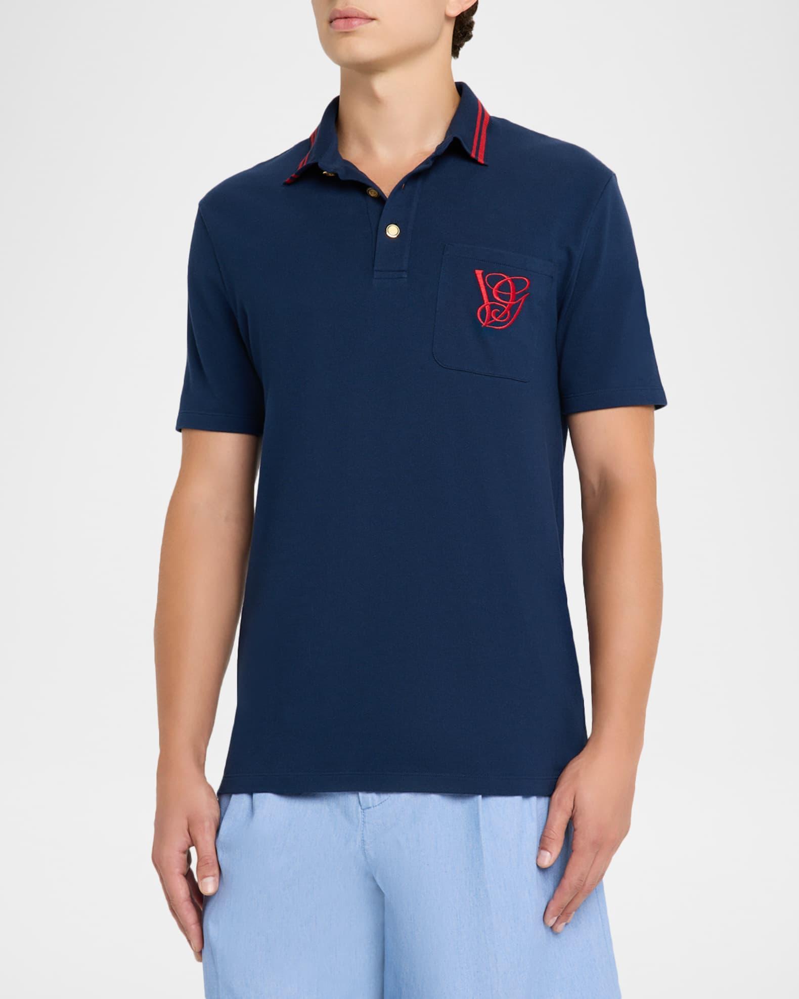 Men's Embroidered VG-Pocket Polo Shirt Product Image