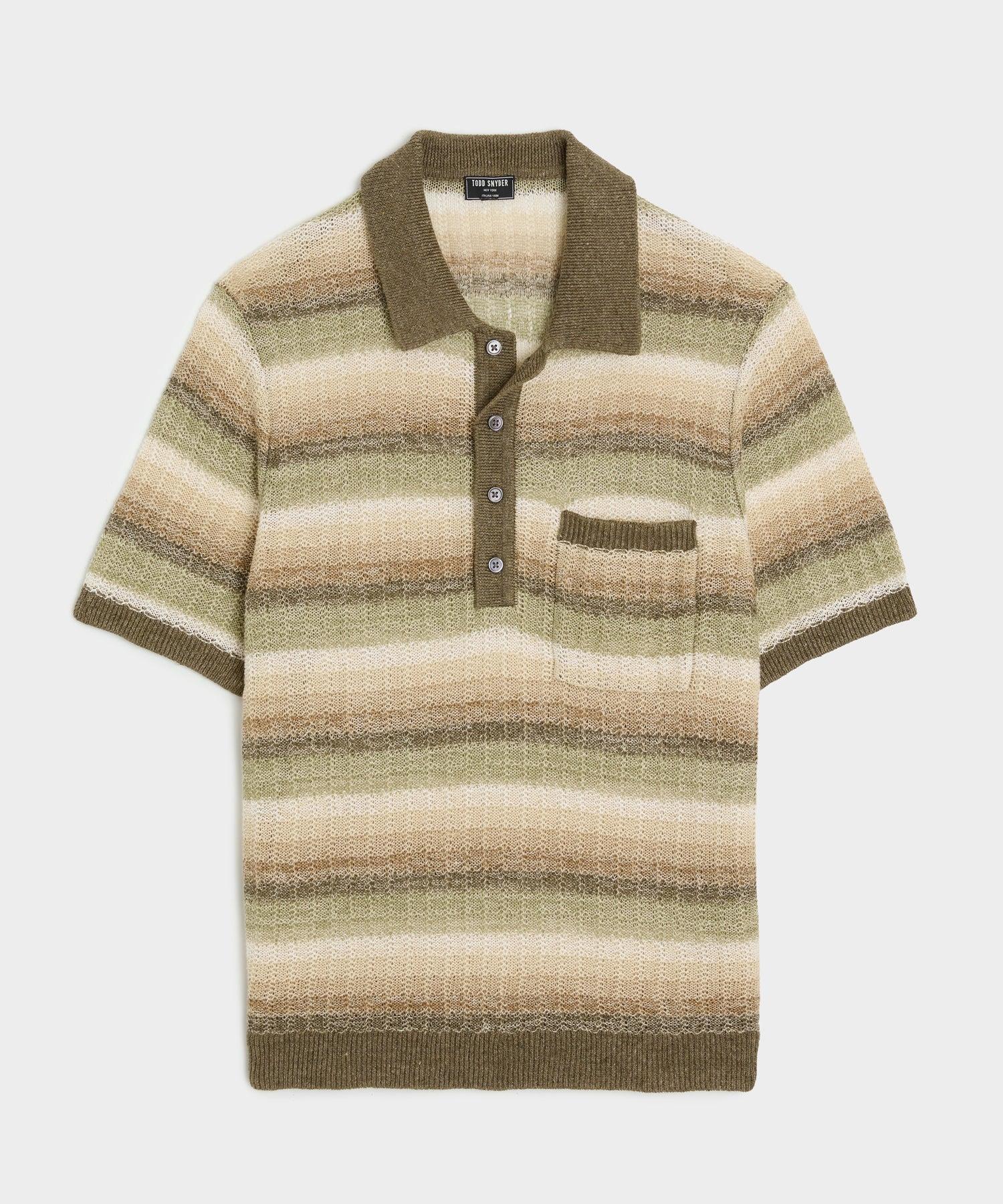 Linen Sweater Polo Product Image