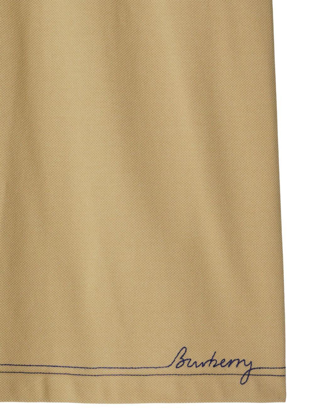 logo-embroidered polo shirt Product Image