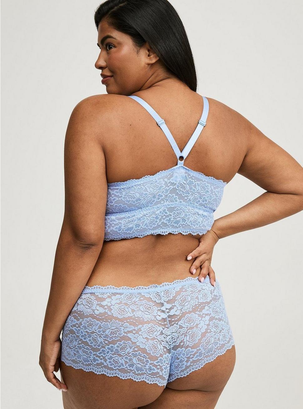 Lightly Lined Simply Lace XO Front Bralette Product Image