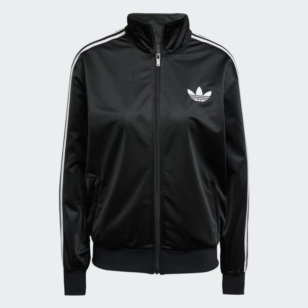 adidas Adicolor Classic Firebird Loose Track Top Black M Womens Product Image