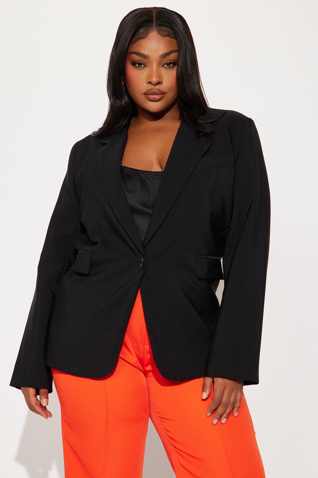 The Janet Blazer - Black Product Image