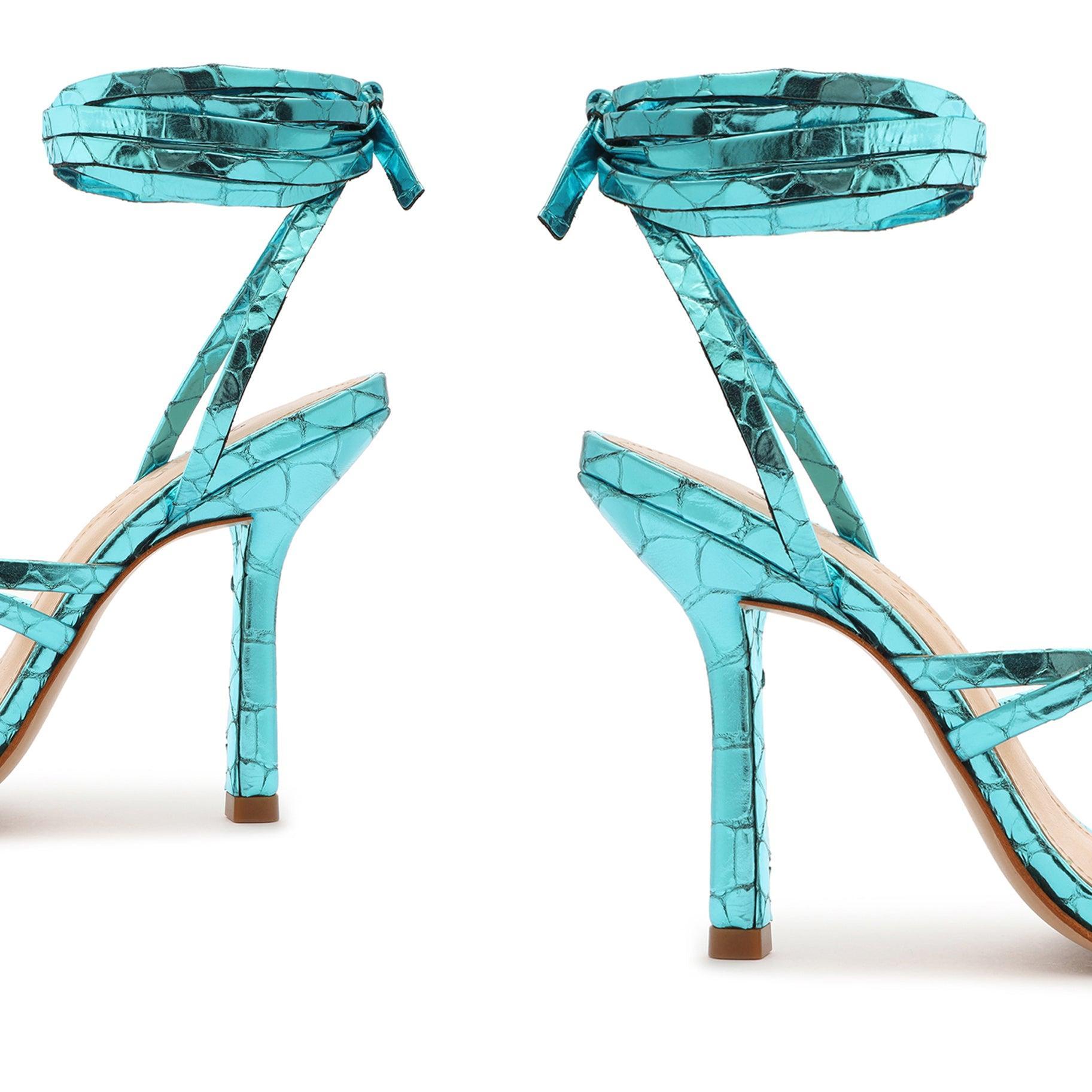Lily Metallic Leather Sandal Product Image